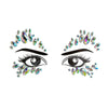 Acrylic Green Resin Diamond Face Sticker Rhinestone Face Sticker Crystal Diamond Eyebrow Sticker Diamond