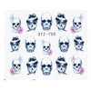 Halloween Theme Skull And Devil Water Transfer Nail Stickers