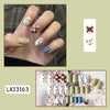 Hollow Love French Nail Art Patch Abnehmbares Fertigprodukt