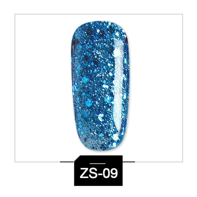 Glitter Phototherapy Nail Polish Glue Removable Nail Sequins