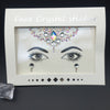 Acrylic Green Resin Diamond Face Sticker Rhinestone Face Sticker Crystal Diamond Eyebrow Sticker Diamond