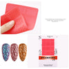 Nail Art Silicone Printing Stencil Plastic 3D Relief