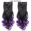 Long Curly Hair High Temperature Silk Curtain