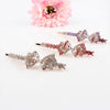 Rhinestone Hair Accessories Hairpin Side Clip Female Word Clip