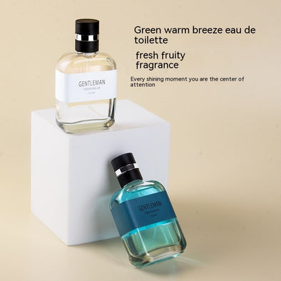 Green Quiet Warm Style Cologne Men's Perfume Blue Стійкі легкі духи