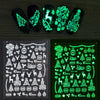 Nail Art Luminous Sticker Christmas Snowflake Luminous Nail 3D Adhesive Sticker