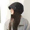 Japanese Style Beanie Hat Small Face Sleeve Cap Big Head Circumference Pile Style