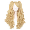 Big wave wig set double ponytail