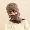 Thickened warm knitted woolen hat