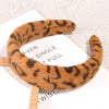 Leopard Print Fluffy Hair Band