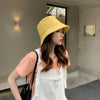 Spring And Summer New Style Fisherman Hat Women's Solid Color Light Board Leisure