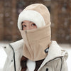 Windproof Hat Women's Winter Riding Thickened Warm Face Mask Protection