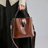 Damen Herbst und Winter Bucket Bag Schulter Messenger Bag