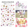 Foreign trade of ultra-thin tropical bird animal Manicure gummed stickers nail stickers Manicure adornment R117-124 explosion models