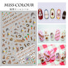 Foreign trade of ultra-thin tropical bird animal Manicure gummed stickers nail stickers Manicure adornment R117-124 explosion models