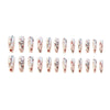 Christmas Simple Pure Desire Mid-length Ballet Fake Nails