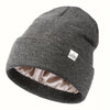 Thermal Knitting Satin Wool Hat