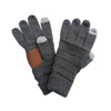 European And American Wool Knitted Turn-over Labeling Touch Screen Gloves