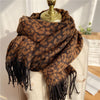 Women's Thick Warm Shawl Leopard Print Scarf