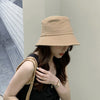 Spring And Summer New Style Fisherman Hat Women's Solid Color Light Board Leisure