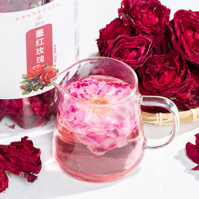 Yunnan gefriergetrocknete Tinte Rote Rose Duftender Tee Einweichwasser