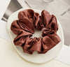 Satin Cloth Large Intestine Circle Hair Tie Set Solid Color