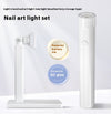 Hand-held Manicure Word Lamp Bracket Degrees Rotary Multifunctional Rack Stick Wear Nail Tip