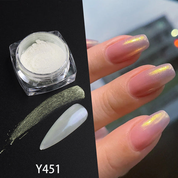 Nail Art Aurora Pearl Moonlight Powder Nail Art DIY Decoration Art Ornament