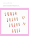 French European And American Long Ballet Fake Nails