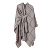 Women's Fashion Gingham Check Warm Scarf