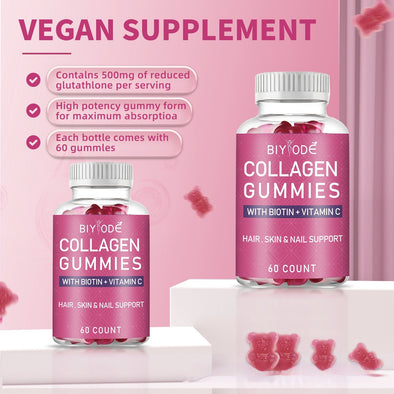 Biotin Collagen Whitening Gummy Bears