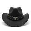 Polyester Retro Jazz Western Cowboy Hat