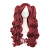 Big wave wig set double ponytail