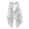 Big wave wig set double ponytail