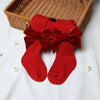 Children's Christmas Bowknot Red Baby's Tights