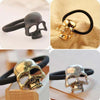 European and American accessories punk solid metal bone skull skull skull hair rings