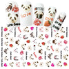 Adhesive nail decals