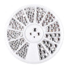 Manicure disc rhinestones