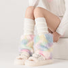 Furry Foot Sock Bunching Socks Thickened Yabi Leg Warmer