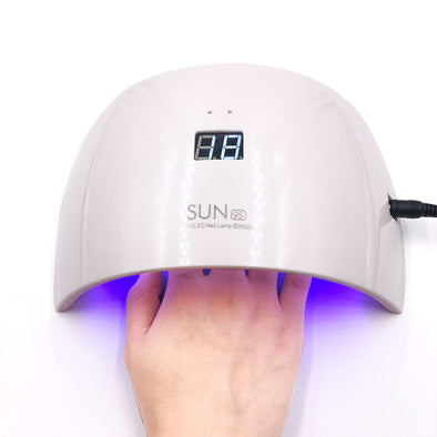 Nagellampe mit zwei Lichtquellen, UV-LED-Phototherapiegerät