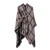 Women's Fashion Gingham Check Warm Scarf