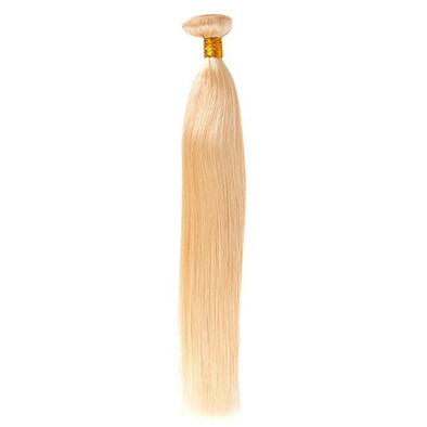 Hair Curtain Bone Straight Fake Gold