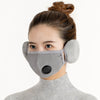 Women's cotton ear mask with breathing valve