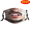 3D Stereo Simulation Human Half Face Creative Spoof Mask