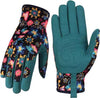 Microfiber Printing Gloves Flower Garden Planting Plucking