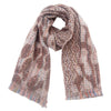 European And American Men's And Women's Jacquard Short Beard Leopard Scarf