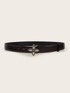 Metal Flower Snap Belt Simple Retro Women's Belt