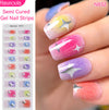 Japanese Style Nail Beauty Gel Stickers Semi-curing French Gel