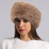 Fur Ball Woolen Cap Autumn And Winter Imitation Fur Thickened Hat