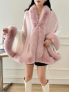 Knitwear Winter Fur Collar Cardigan Coat For Women